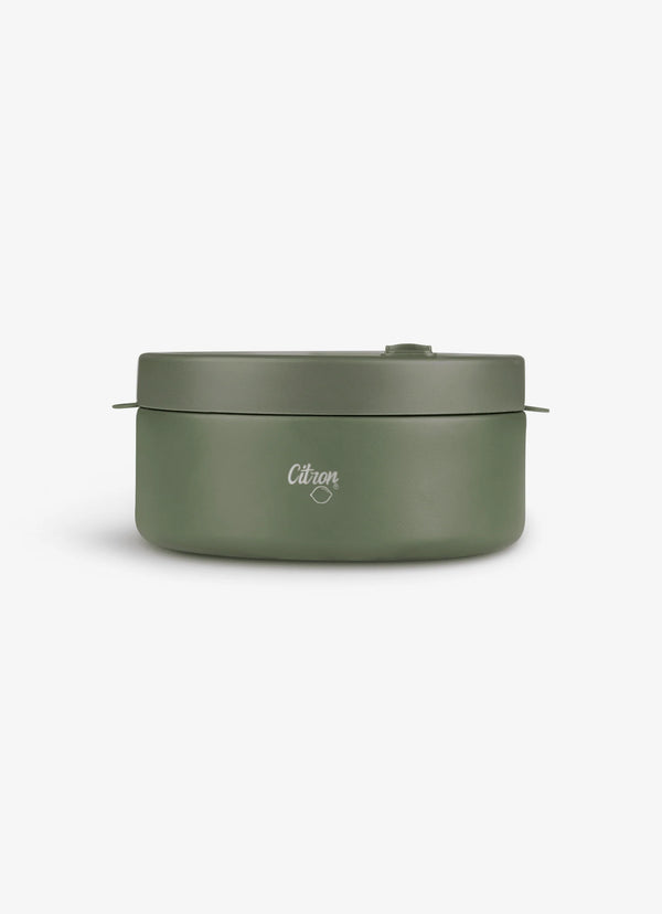 Caserolă termoizolantă cu 2 compartimente, verde, 400ml