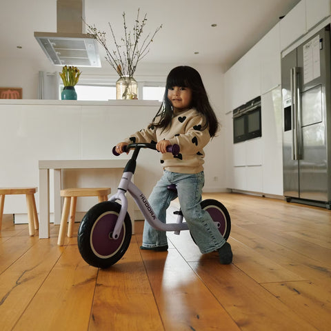 Bicicletă fără Pedale Hudora Cruisy, 18 luni+, culoare lavanda - Primii Pași Siguri și Stilați