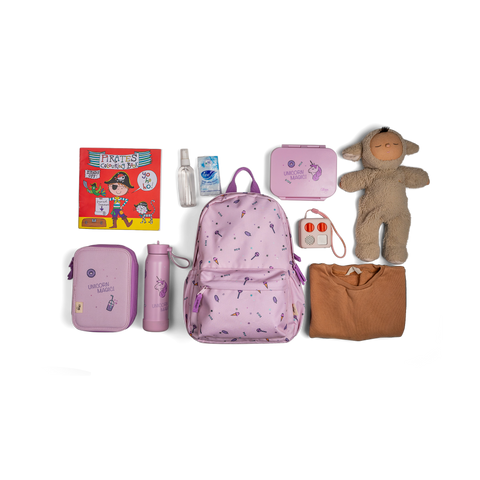 Ghiozdan Copii Mediu Citron, Stormy Unicorn – Partenerul Perfect pentru Școală și Aventură!