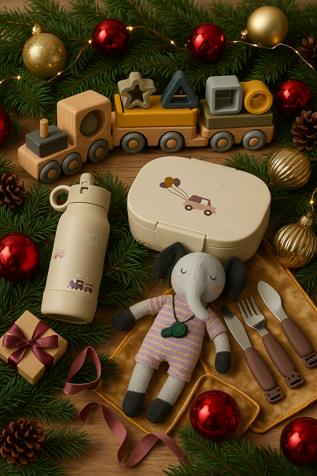 Setul Cadou "Micul Explorator" – Ediție de Crăciun 🎄1-5 ani