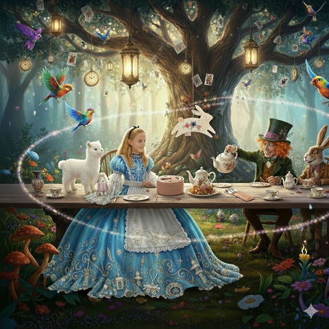 Pachet Tematic Alice în Țara Minunilor – „Secretul celor doi Iepurași” 8-11 ani