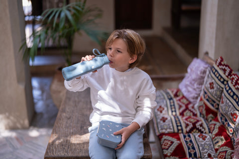 Sticlă de Apă Termoizolantă pentru Copii din Inox, 350ml - Model Navă Spațială