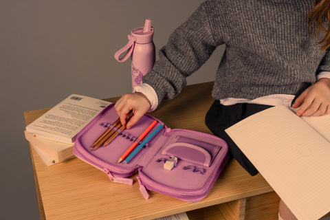Set Citron Unicorn Back to School– Caserolă + Sticlă + Penar
