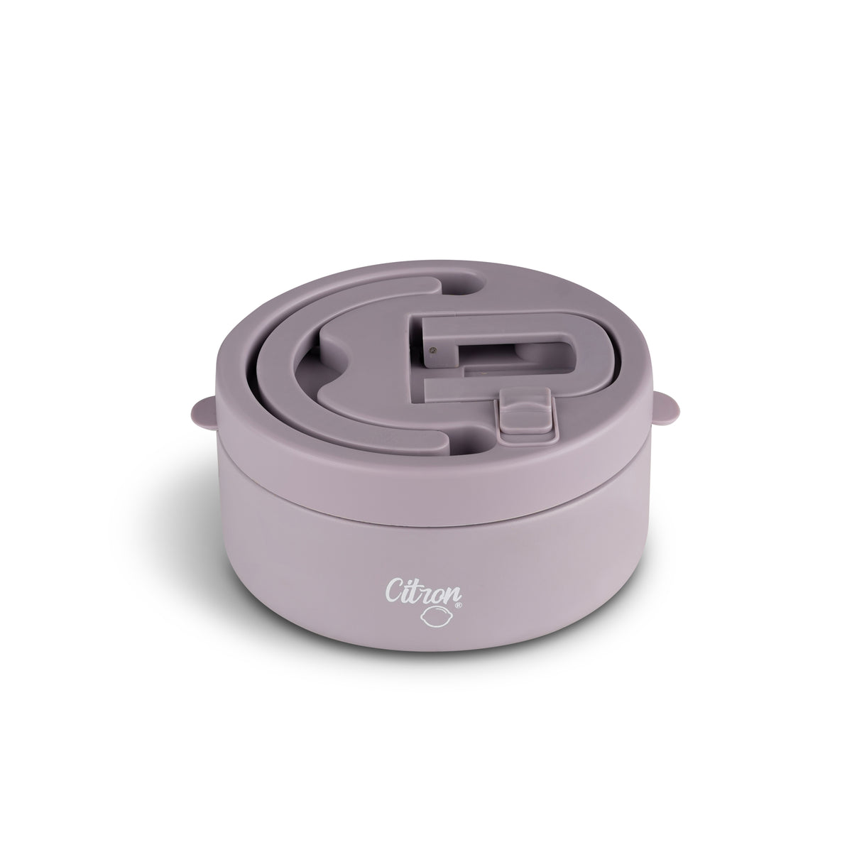 Termos pentru Mâncare 400ml Mov – Două Feluri de Mâncare Diferite Într-un Singur Recipient