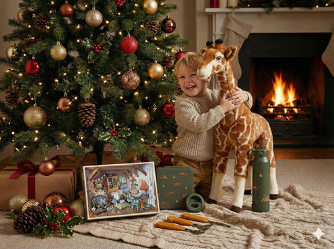 🎄Magia Crăciunului într-un Cadou Premium – Aventuri Sălbatice și Confort Cald🎁, 6-10 ani