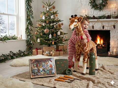 🎄Magia Crăciunului într-un Cadou Premium – Aventuri Sălbatice și Confort Cald🎁, 6-10 ani