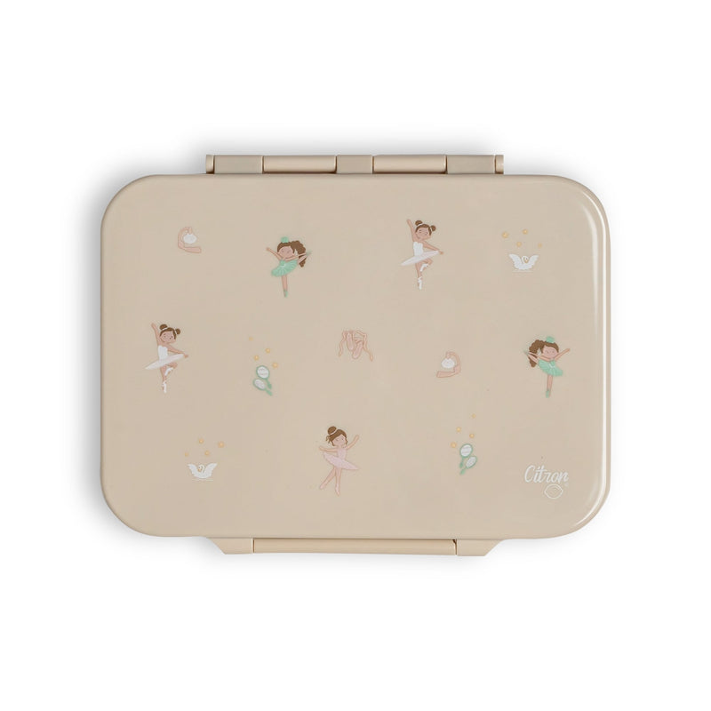 Caserolă Prânz / Lunch Box Tritan 4 Compartimente – Balerină