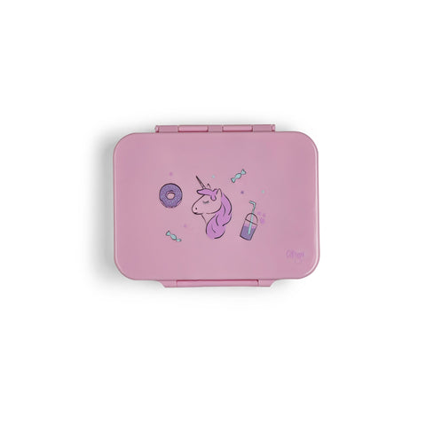 Caserolă Prânz / Lunch Box Tritan 4 Compartimente – Stormy Unicorn