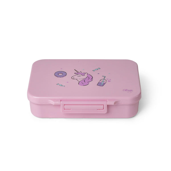 Caserolă Prânz / Lunch Box Tritan 4 Compartimente – Stormy Unicorn