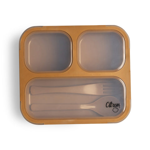 Set Citron Caramel – Prânz & Hidratare pentru Școală, Birou sau Drum