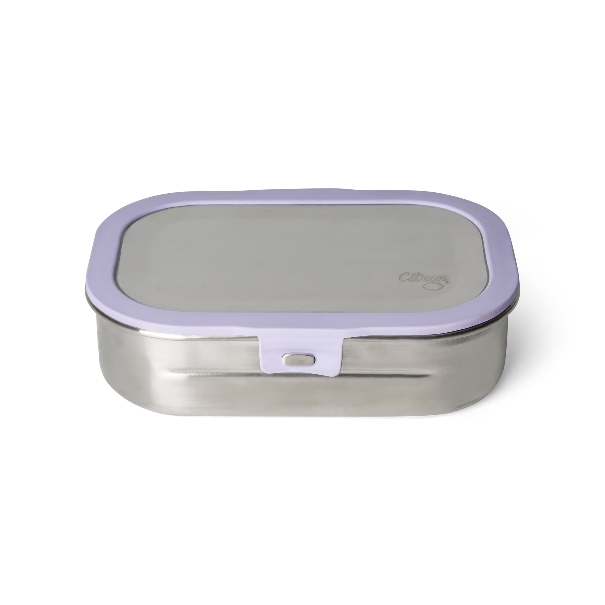 Caserolă din inox Citron Mov, 1,3 litri, cu două compartimente și capac