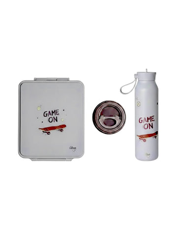 Set Citron Cool Kids cu caserolă mare bento 1.9L și sticlă termos 500ml, certificat LFGB, cea mai sigură soluție de hrănire 2026.