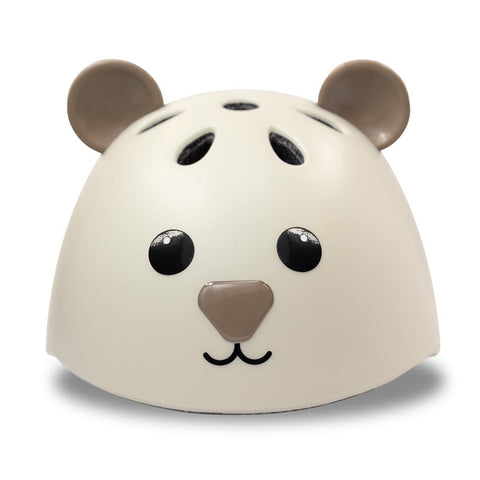 Cască protectie pentru copii Hudora Beary, mocha, mărimea 48-52 cm