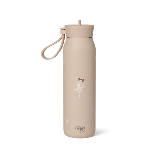Sticlă de Apă Termoizolantă din Inox Citron, 350ml - Model Balerină