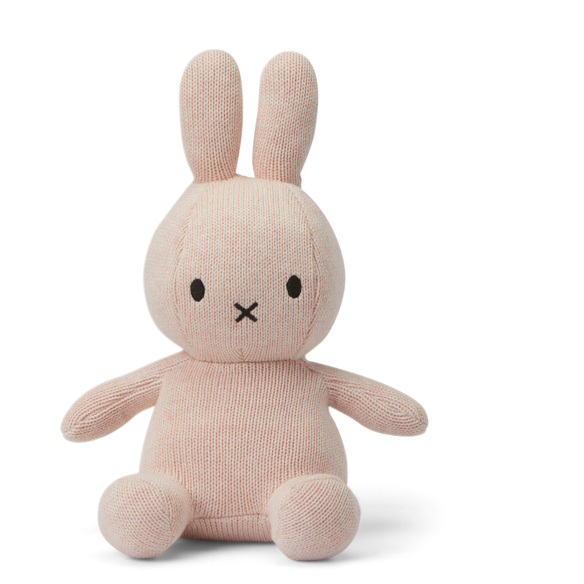 Miffy sitting bumbac organic roz pudră, 23 cm