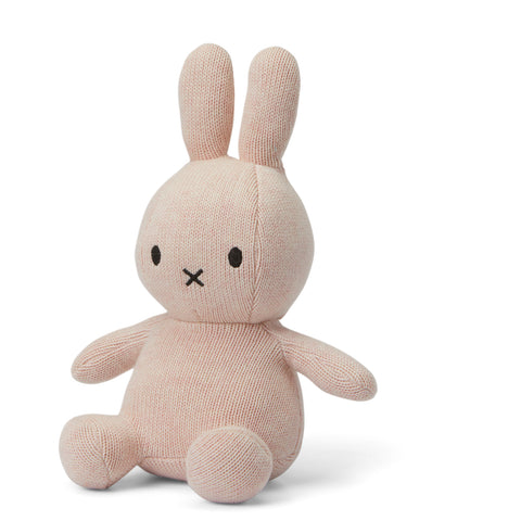 Miffy sitting bumbac organic roz pudră, 23 cm