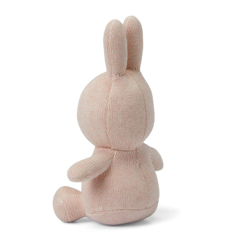 Miffy sitting bumbac organic roz pudră, 23 cm
