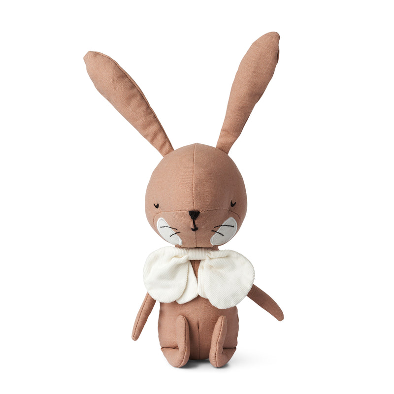 Iepure roz în cutie cadou- 18 cm