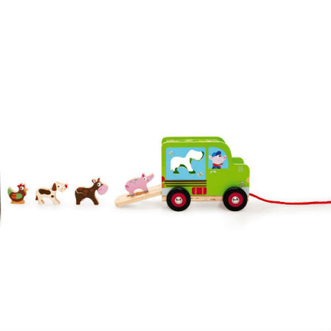 Jucarie Camion cu animale din ferma