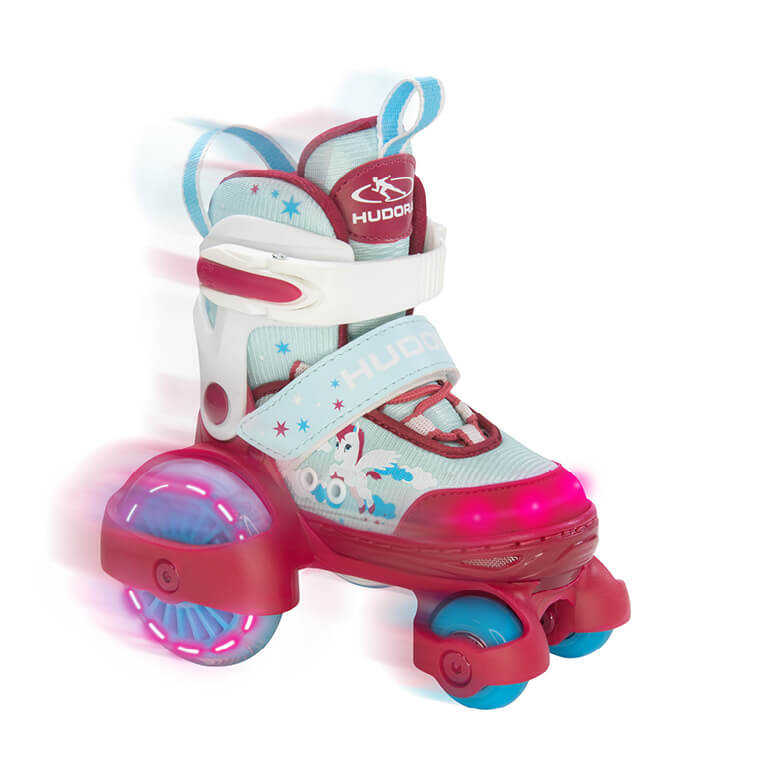 Patine cu rotile Ponei cu LED marimi reglabile 26-29