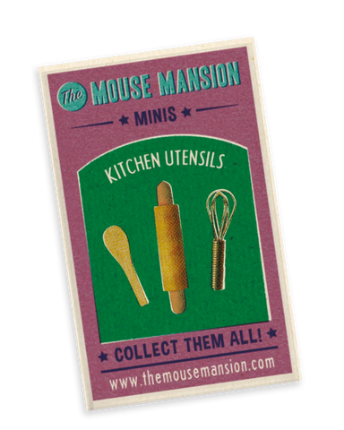 Miniaturi - Set Ustensile de bucătărie The Mouse Mansion