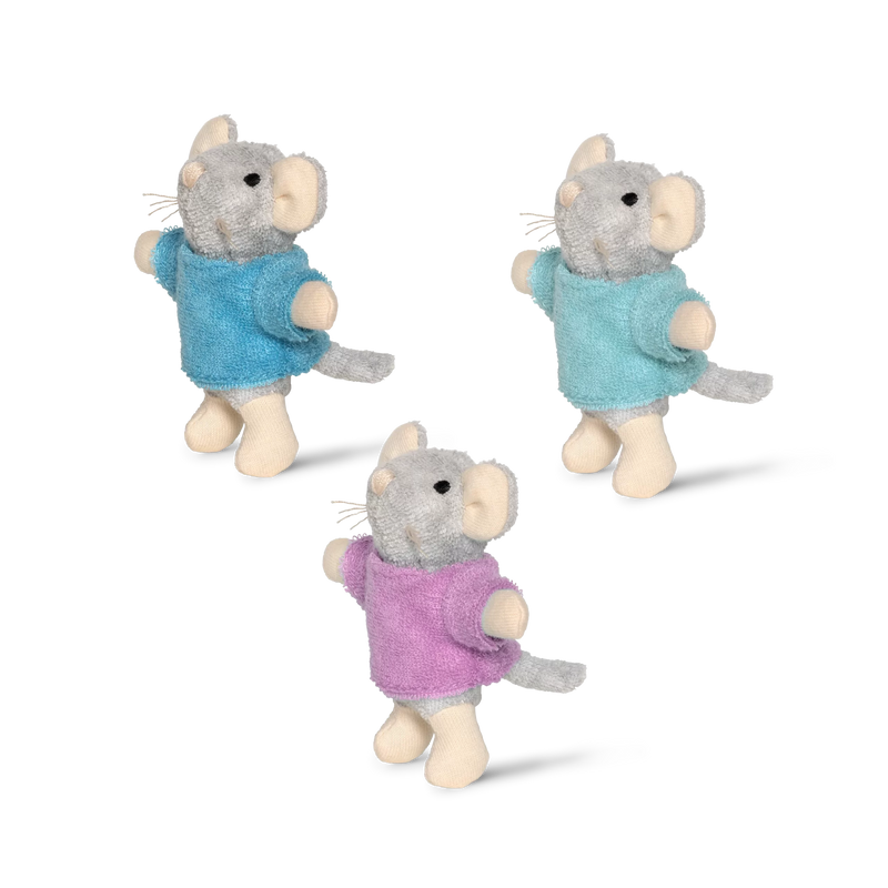 Set de Figurine - Tripleții "The Mouse Mansion"