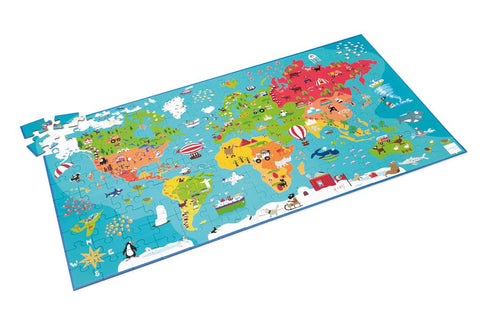 Puzzle harta lumii XXL, 150 piese