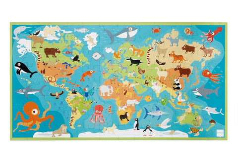 Puzzle animalele lumii, 100 piese