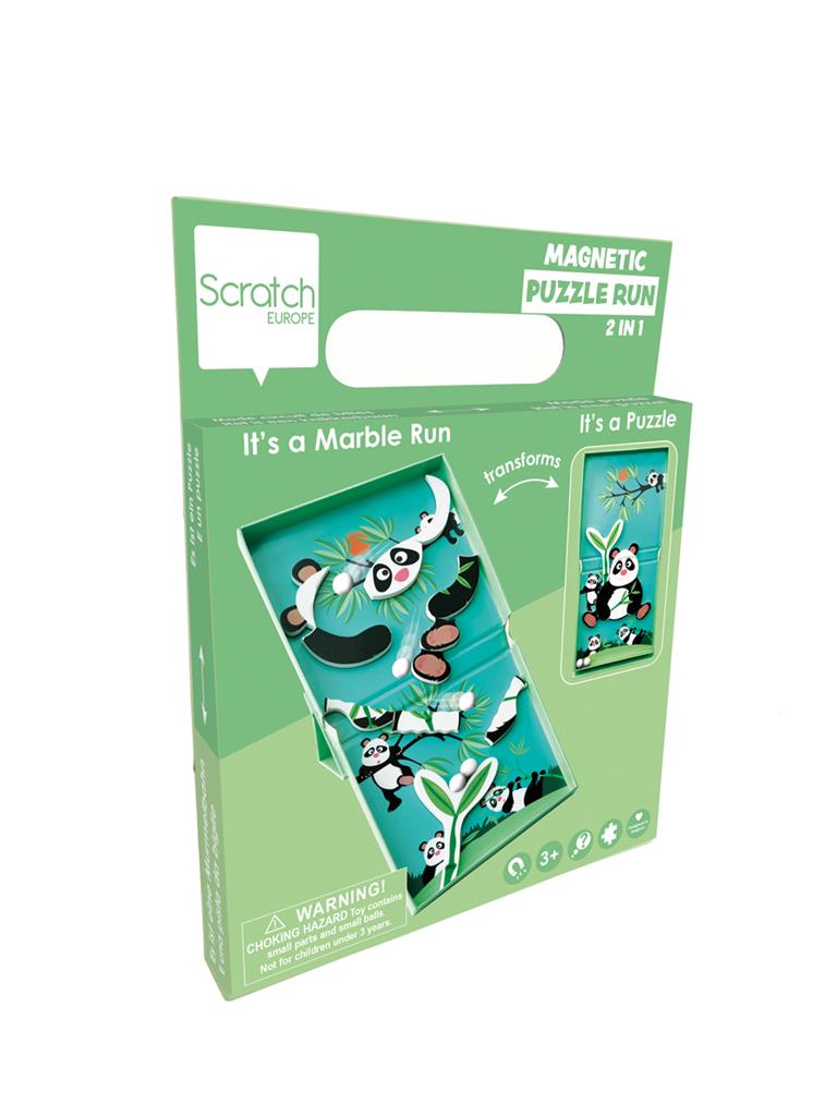 Puzzle magnetic panda, 11 piese