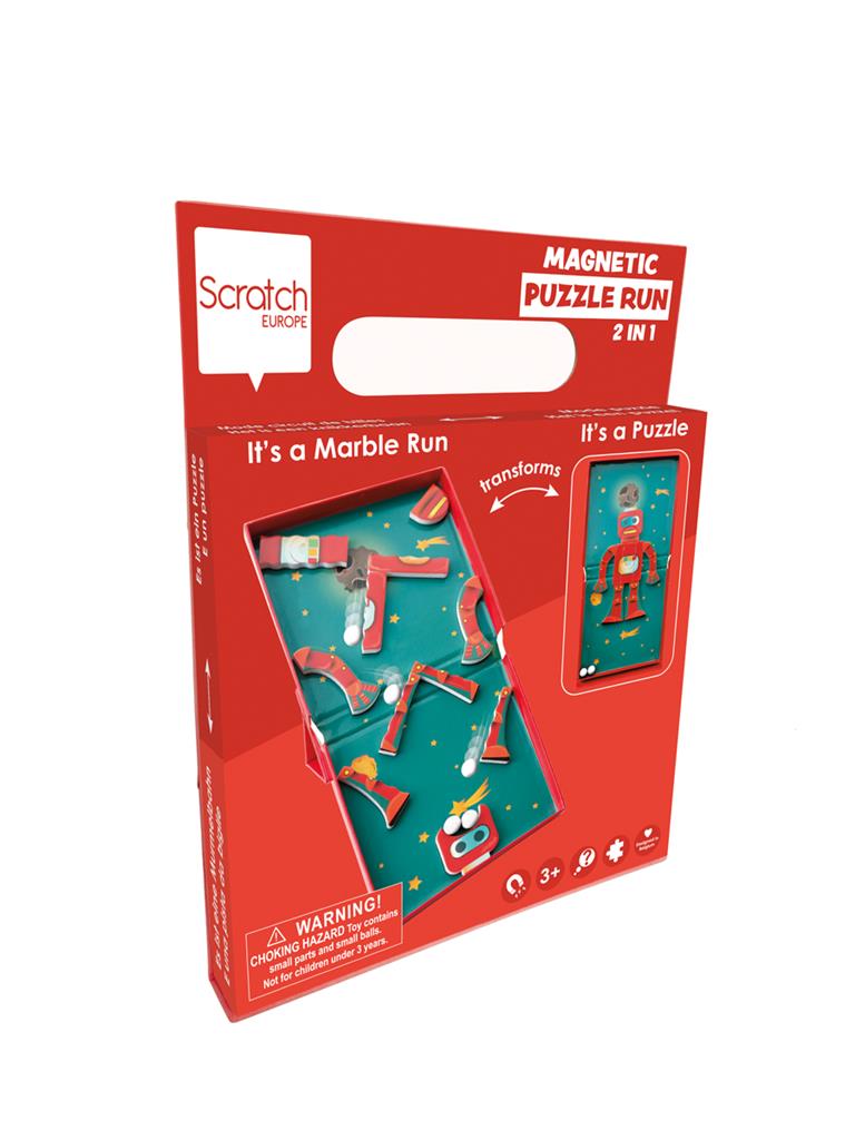 Puzzle magnetic robot, 11 piese